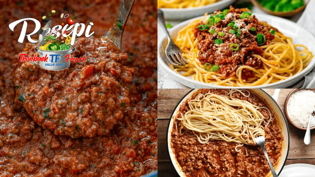 Khairulaming resepi spaghetti bolognese